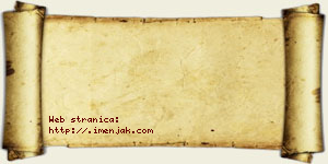 Josif Vojinović vizit kartica